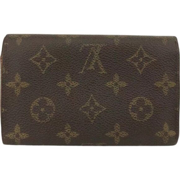 064141AW (K1) Louis Vuitton Wallet Porte Monnaie Brown Monogram - Picture 2 of 9